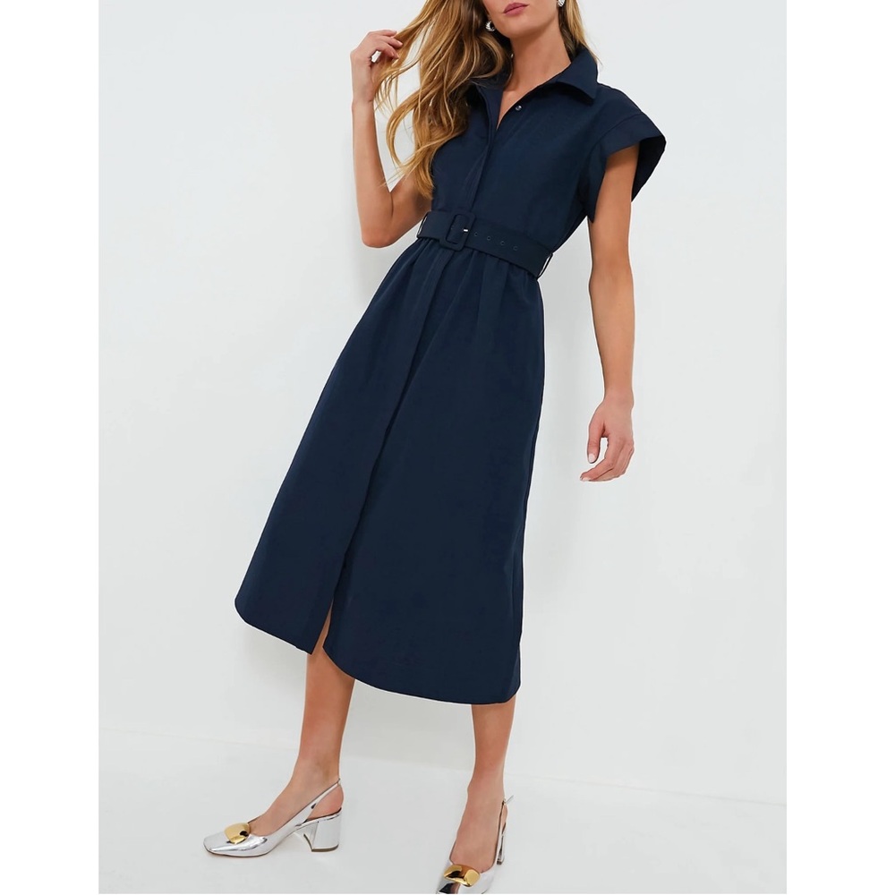 TUCKERNUCK Navy Chloe Dress Size MEDIUM - Picture 3 of 13